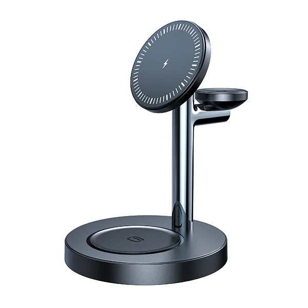 3 in 1 Charging Station for Apple Devices 15W Fast Mag-Safe Charger Stand Magnetic Wireless Charger Station for iPhone16 15 14 13 12 Pro/Pro Max/Plus/Mini AirPods 2/3/Pro iWatch Ultra/8/7/SE/6/5/4/3/2