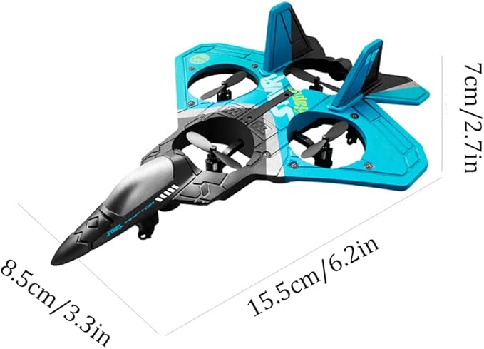2.4G 6CH RC Airplane with 360°Stunt Plane with Gravity Sensor – EPP Foam Glider, Remote Control Aircraft